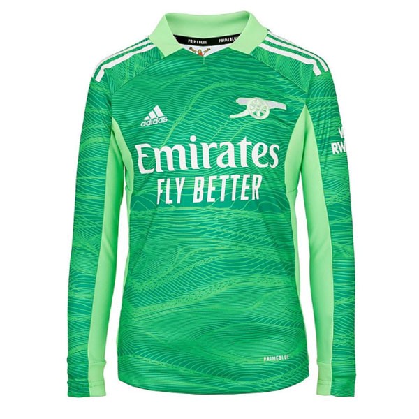 Thailande Maillot Football Arsenal Gardien ML 2021-22 Vert